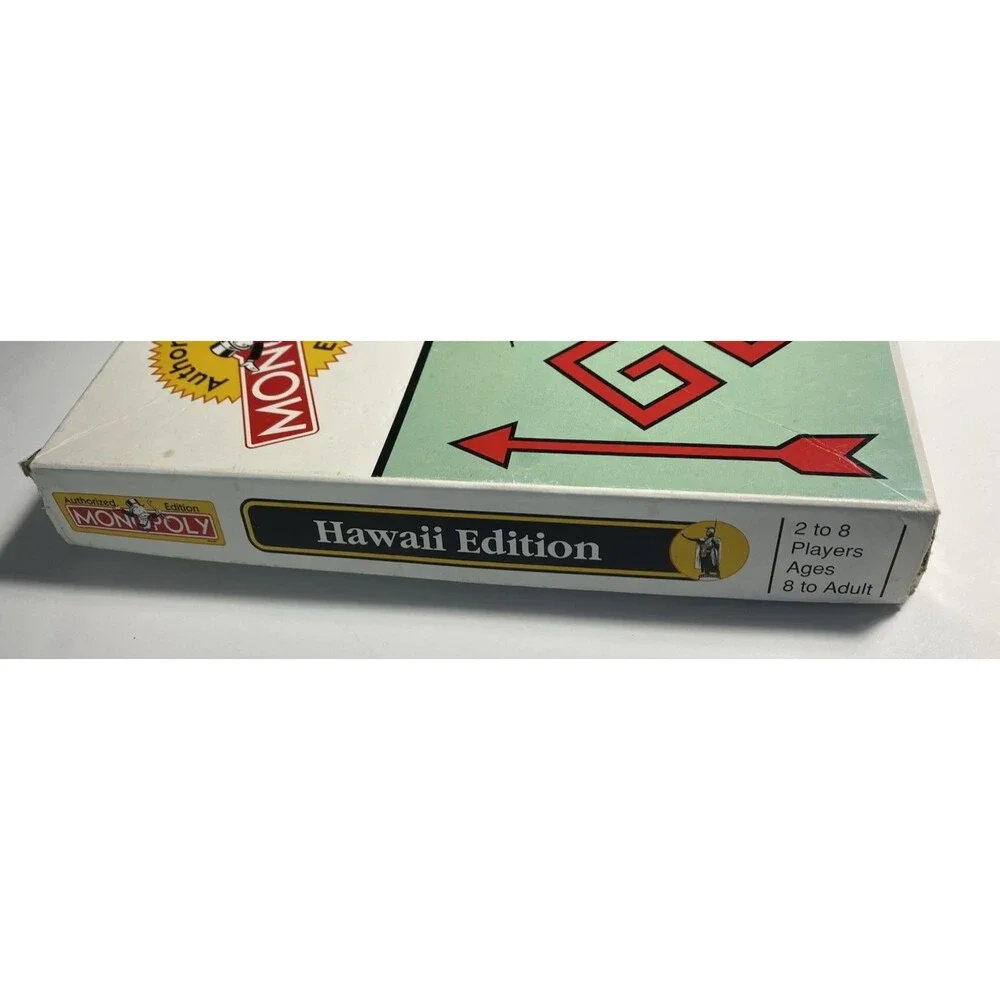 Monopoly Hawaii Edition Complete Hasbro 1996 USAOPOLY Official FLAW